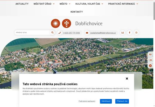 Zobrazit webové stránky Městský úřad Dobřichovice