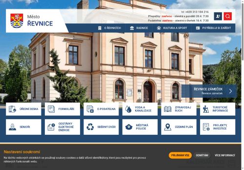 Zobrazit webové stránky Městský úřad Řevnice
