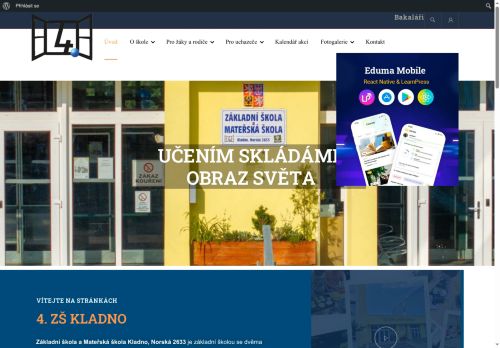 Zobrazit webové stránky Základní škola a Mateřská škola Kladno