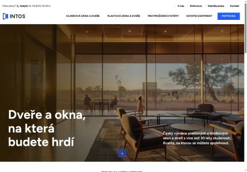 INTOS s.r.o. nabízí práci na pozici Dělník ve výrobě hliníkových a plastových oken v obci Radětice