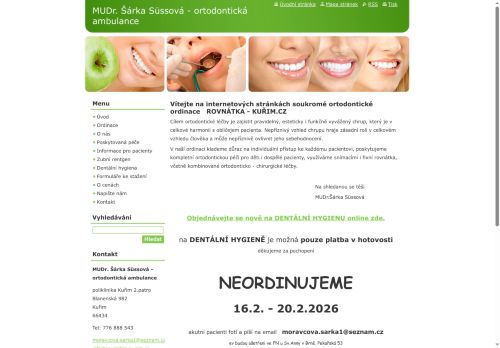 Zobrazit webové stránky MUDr. Šárka Süssová