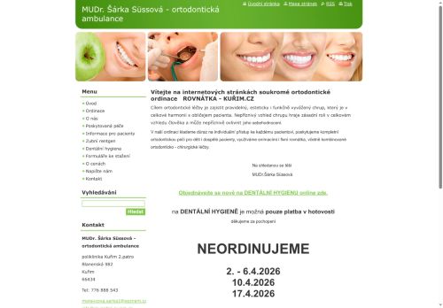 Zobrazit webové stránky MUDr. Šárka Süssová