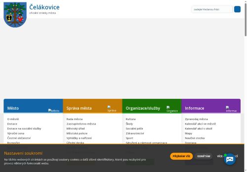 Zobrazit webové stránky Městský úřad Čelákovice