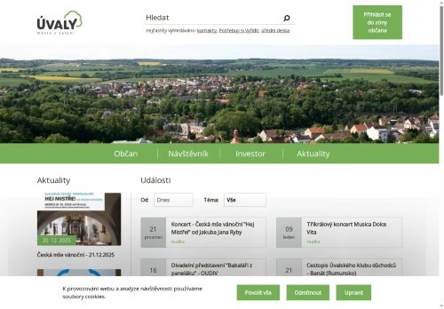 Zobrazit webové stránky Městský úřad Úvaly