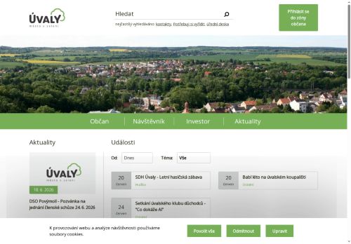 Zobrazit webové stránky Městský úřad Úvaly