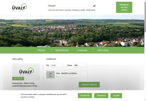 Zobrazit webové stránky Městský úřad Úvaly