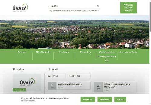 Zobrazit webové stránky Městský úřad Úvaly