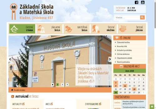 Zobrazit webové stránky Základní škola a Mateřská škola Kladno Jiráskova