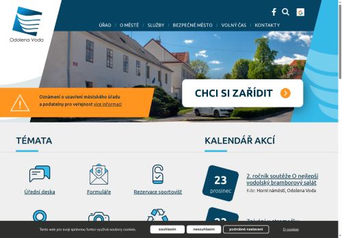 Zobrazit webové stránky Městský úřad Odolena Voda