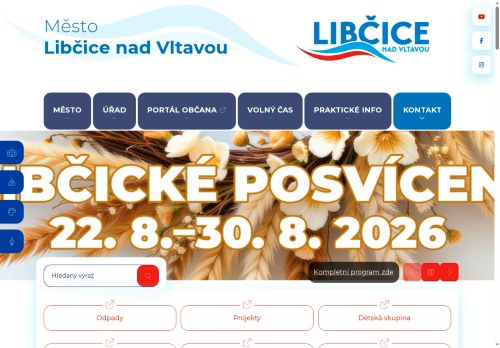 Zobrazit webové stránky Městský úřad Libčice nad Vltavou