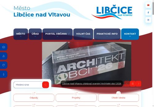 Zobrazit webové stránky Městský úřad Libčice nad Vltavou