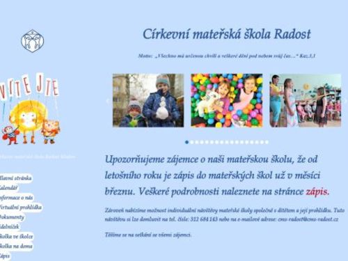 Církevní mateřská škola Radost