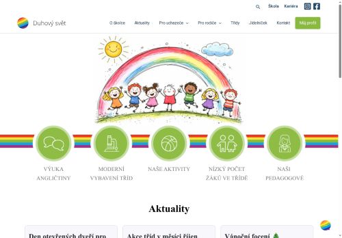 Zobrazit webové stránky Mateřská škola a Základní škola Duhový svět, s.r.o.