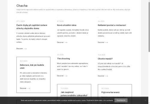 Zobrazit webové stránky Restaurace Cha-Cha