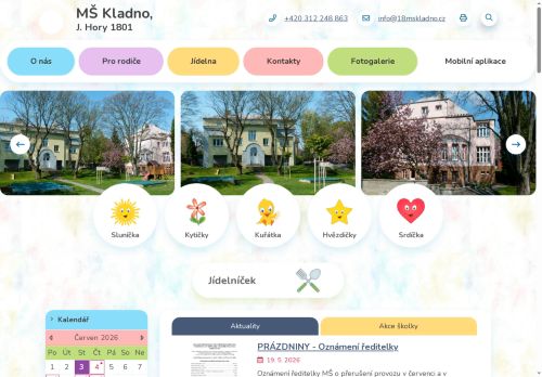 Zobrazit webové stránky Mateřská škola Kladno