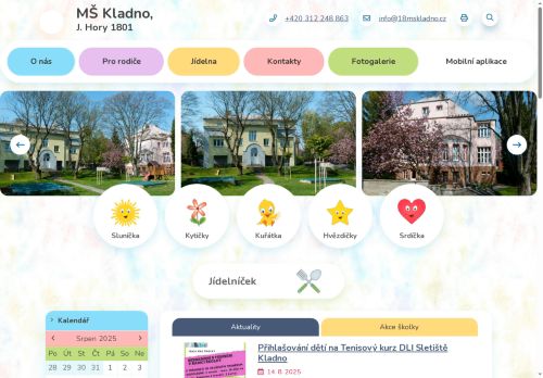 Zobrazit webové stránky Mateřská škola Kladno