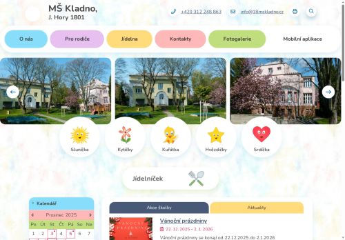 Zobrazit webové stránky Mateřská škola Kladno