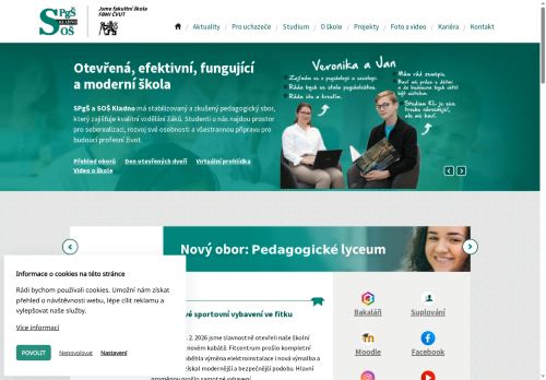 Zobrazit webové stránky SOŠ a SOU Kladno