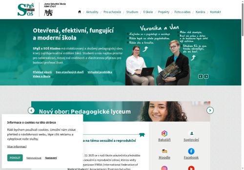 Zobrazit webové stránky SOŠ a SOU Kladno