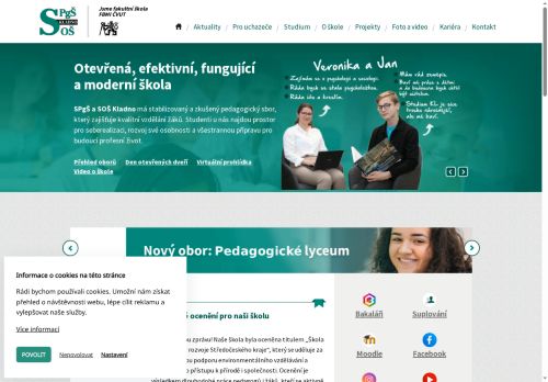 Zobrazit webové stránky SOŠ a SOU Kladno