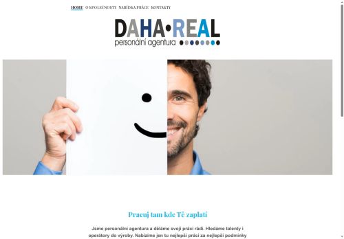 Webové stránky DAHA-REAL s.r.o., Mnichovo Hradiště