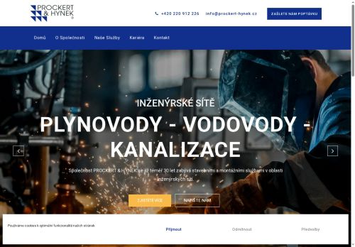 PROCKERT & HYNEK, a.s. nabízí práci na pozici Obsluha zemních a příbuzných strojů (m/ž) v obci Roztoky