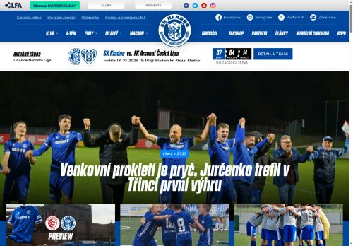 Zobrazit webové stránky SK Kladno