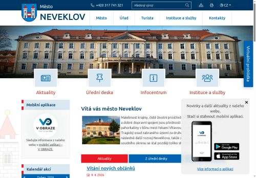 Zobrazit webové stránky Městský úřad Neveklov