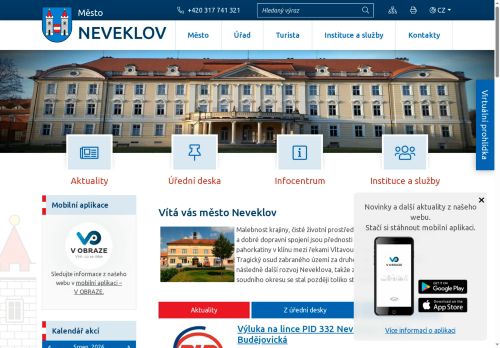 Zobrazit webové stránky Městský úřad Neveklov