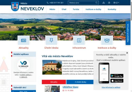 Zobrazit webové stránky Městský úřad Neveklov