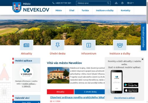 Zobrazit webové stránky Městský úřad Neveklov