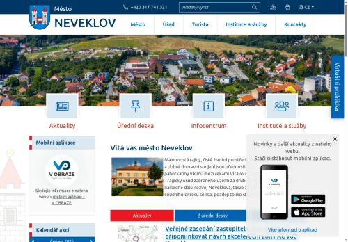 Zobrazit webové stránky Městský úřad Neveklov