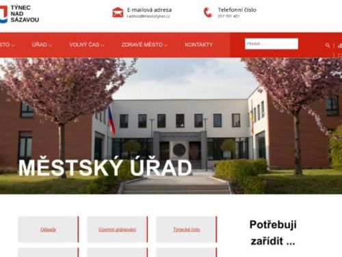 Městský úřad Týnec nad Sázavou