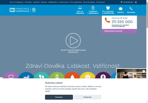 Zobrazit webové stránky Nemocnice Hořovice