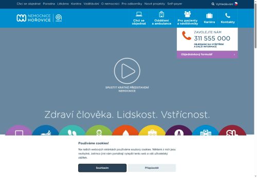 Zobrazit webové stránky Nemocnice Hořovice