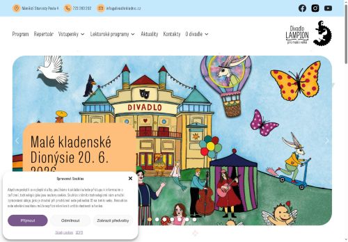 Zobrazit webové stránky Divadlo Lampion