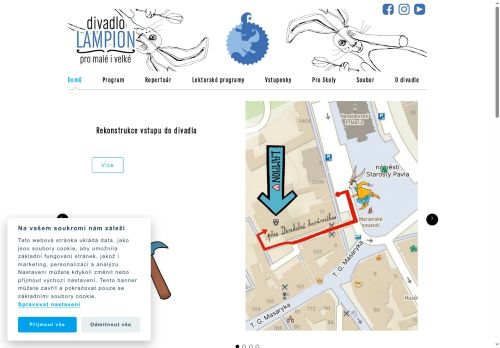 Zobrazit webové stránky Divadlo Lampion