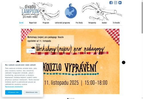 Zobrazit webové stránky Divadlo Lampion