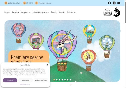 Zobrazit webové stránky Divadlo Lampion