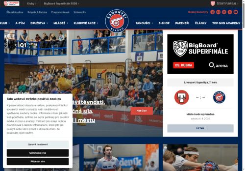 Zobrazit webové stránky Kanonýři Kladno