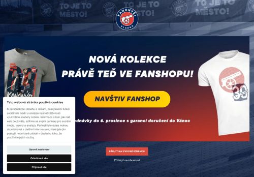 Zobrazit webové stránky Kanonýři Kladno