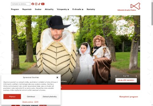 Zobrazit webové stránky Městské divadlo Kladno