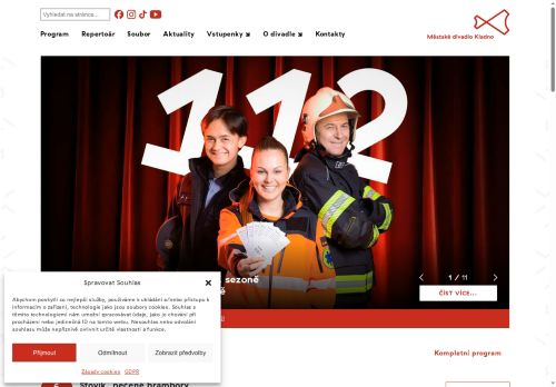 Zobrazit webové stránky Městské divadlo Kladno