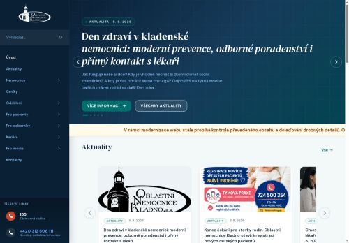 Zobrazit webové stránky Oblastní nemocnice Kladno