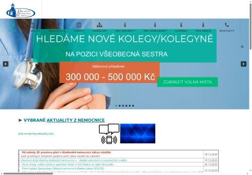 Zobrazit webové stránky Oblastní nemocnice Kladno