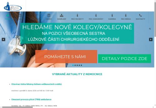 Zobrazit webové stránky Oblastní nemocnice Kladno