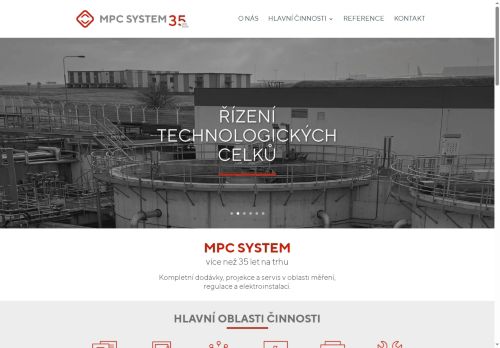 Webové stránky MPC System, společnost s r. o., Březnice
