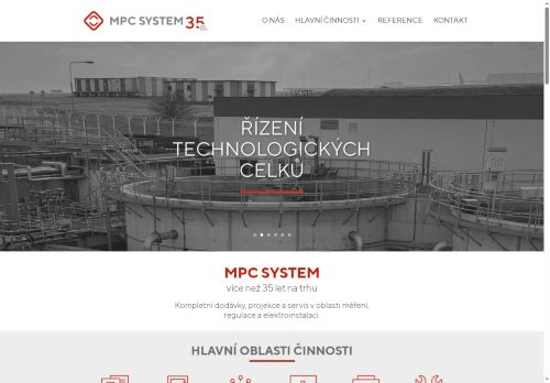 Webové stránky MPC System, společnost s r. o., Březnice