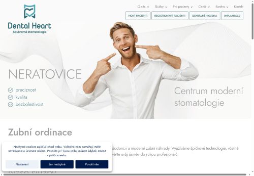 Zobrazit webové stránky Zubní ordinace - Dental Heart