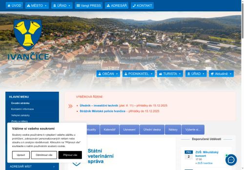 Zobrazit webové stránky Městský úřad Ivančice